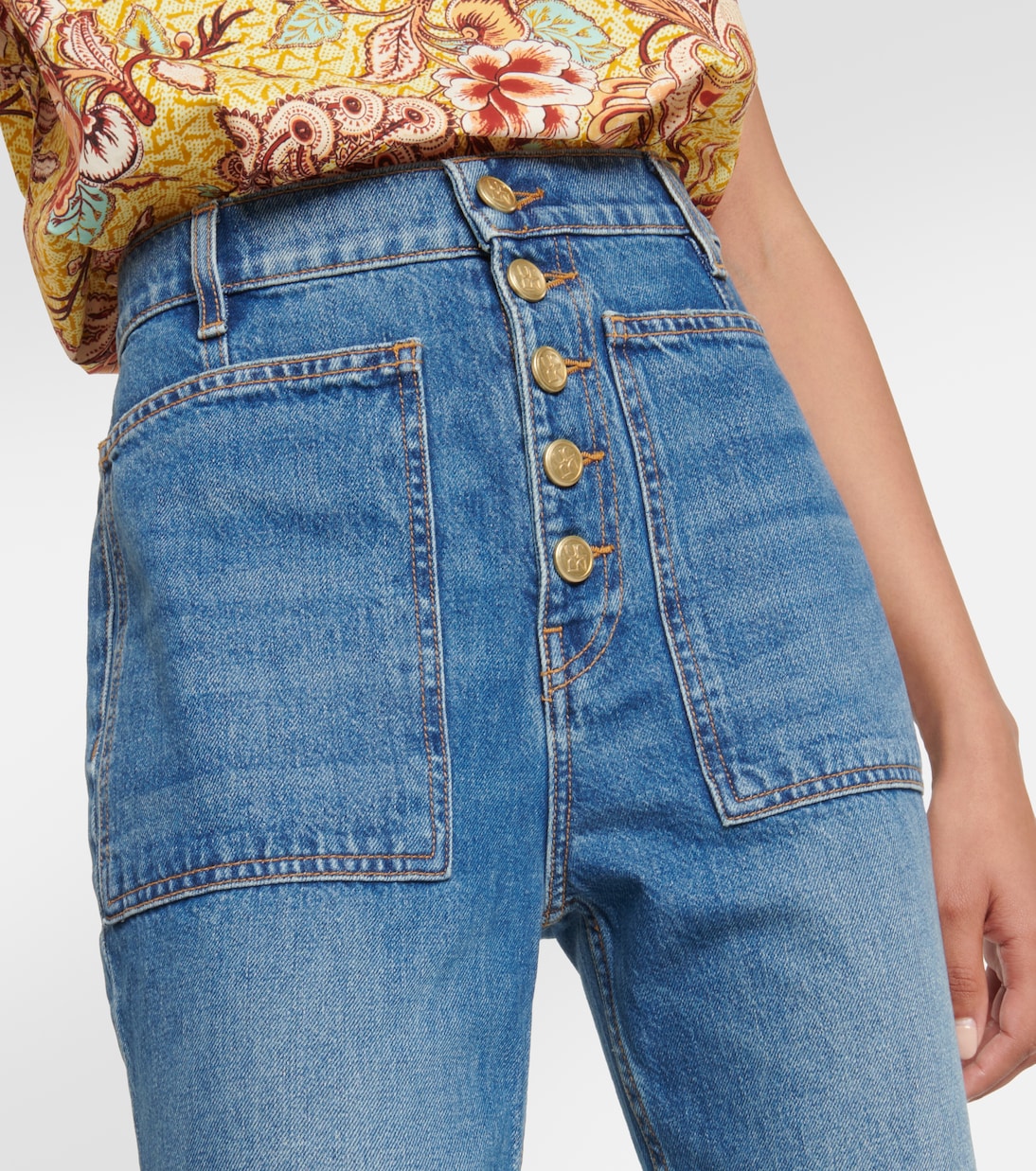 The Lou high-rise flared jeans | Ulla Johnson