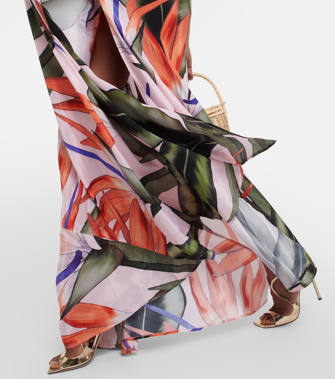 Odetta crêpe de chine maxi dress | Alexandra Miro