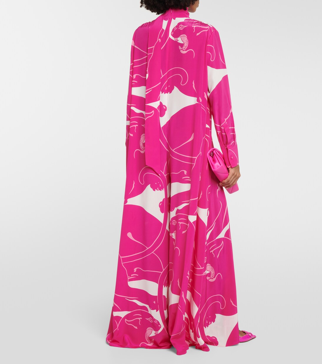 Mono de seda estampado | Valentino