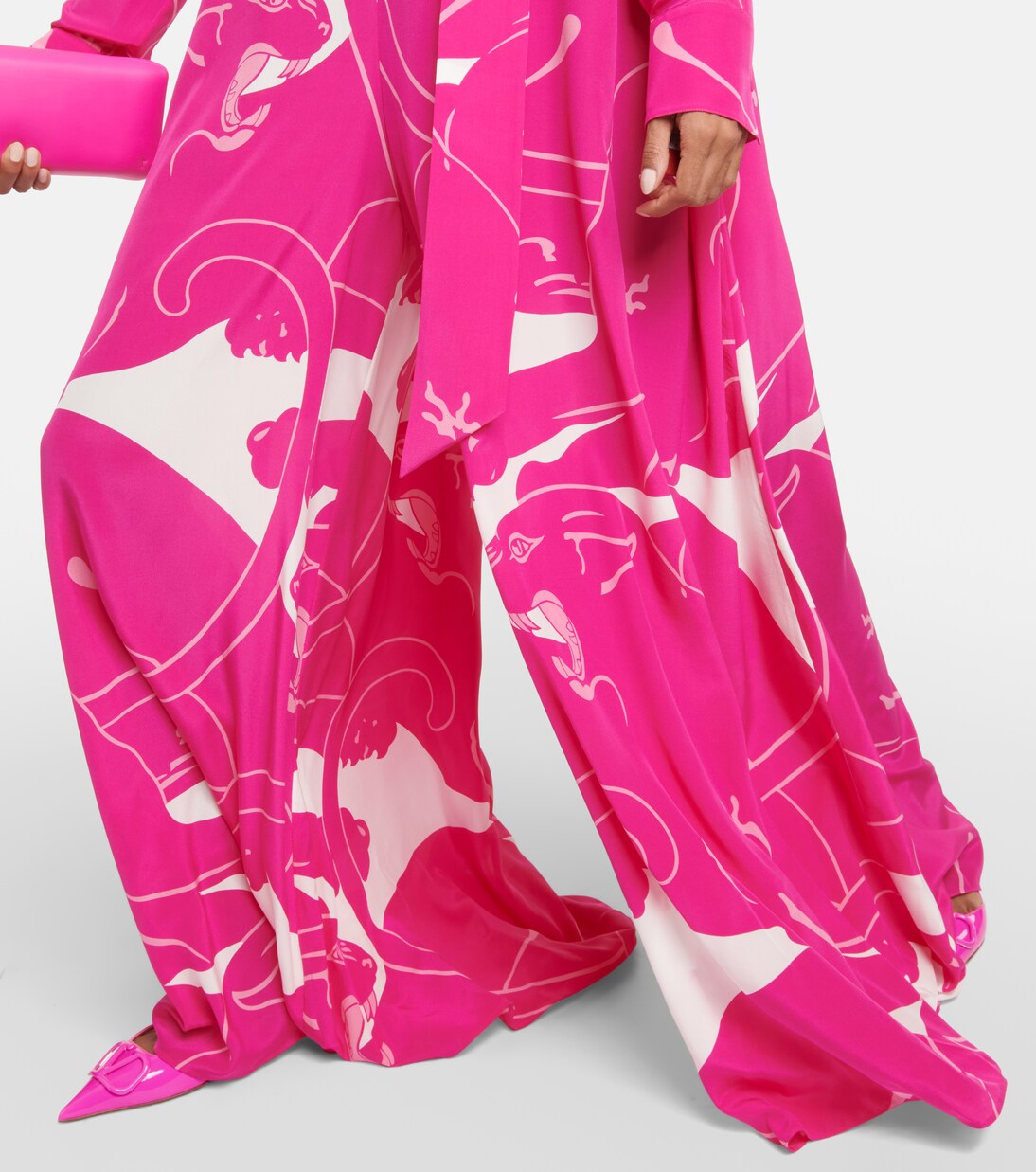 Mono de seda estampado | Valentino