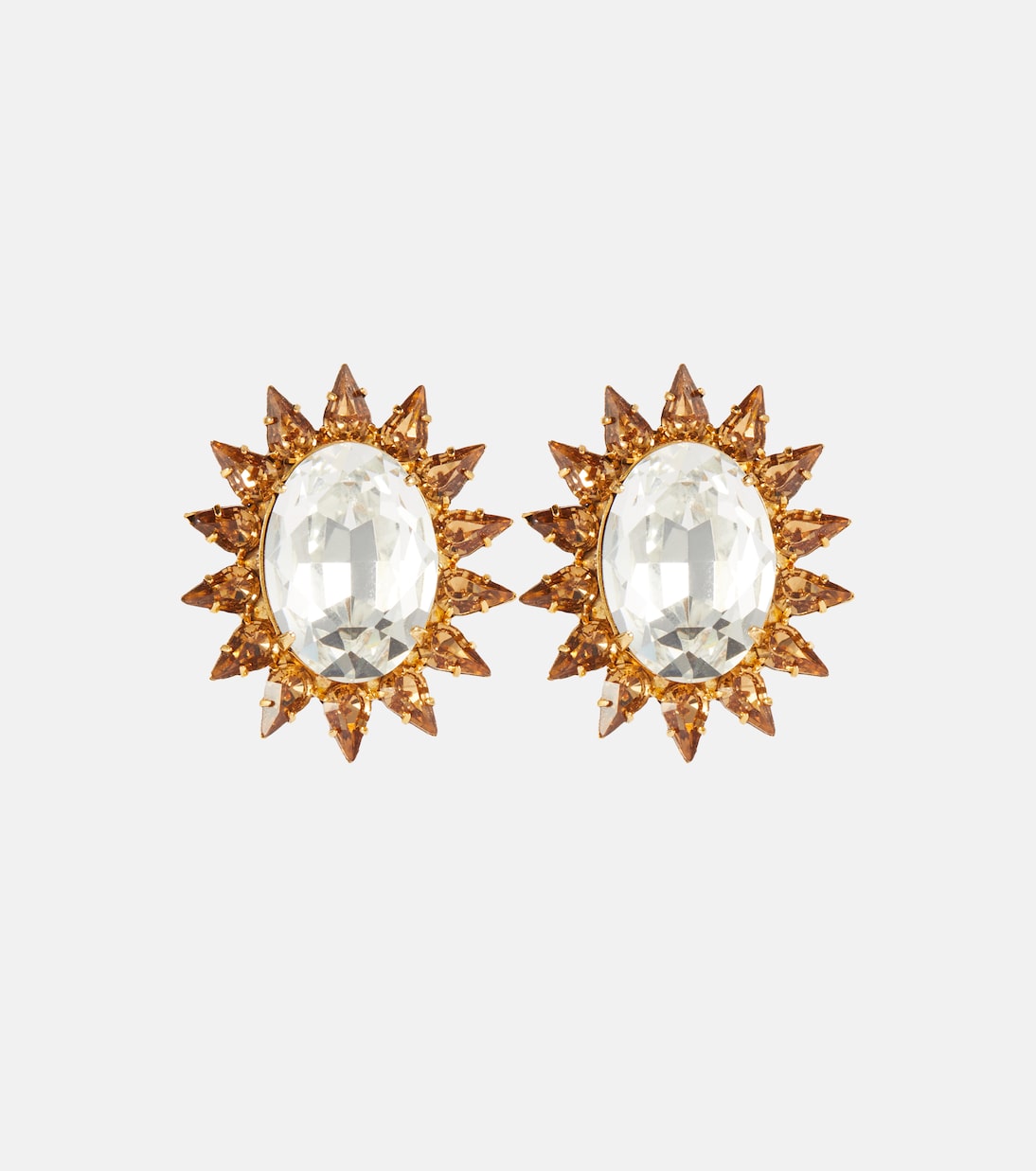 Pendientes Gemma adornados con cristales | Jennifer Behr