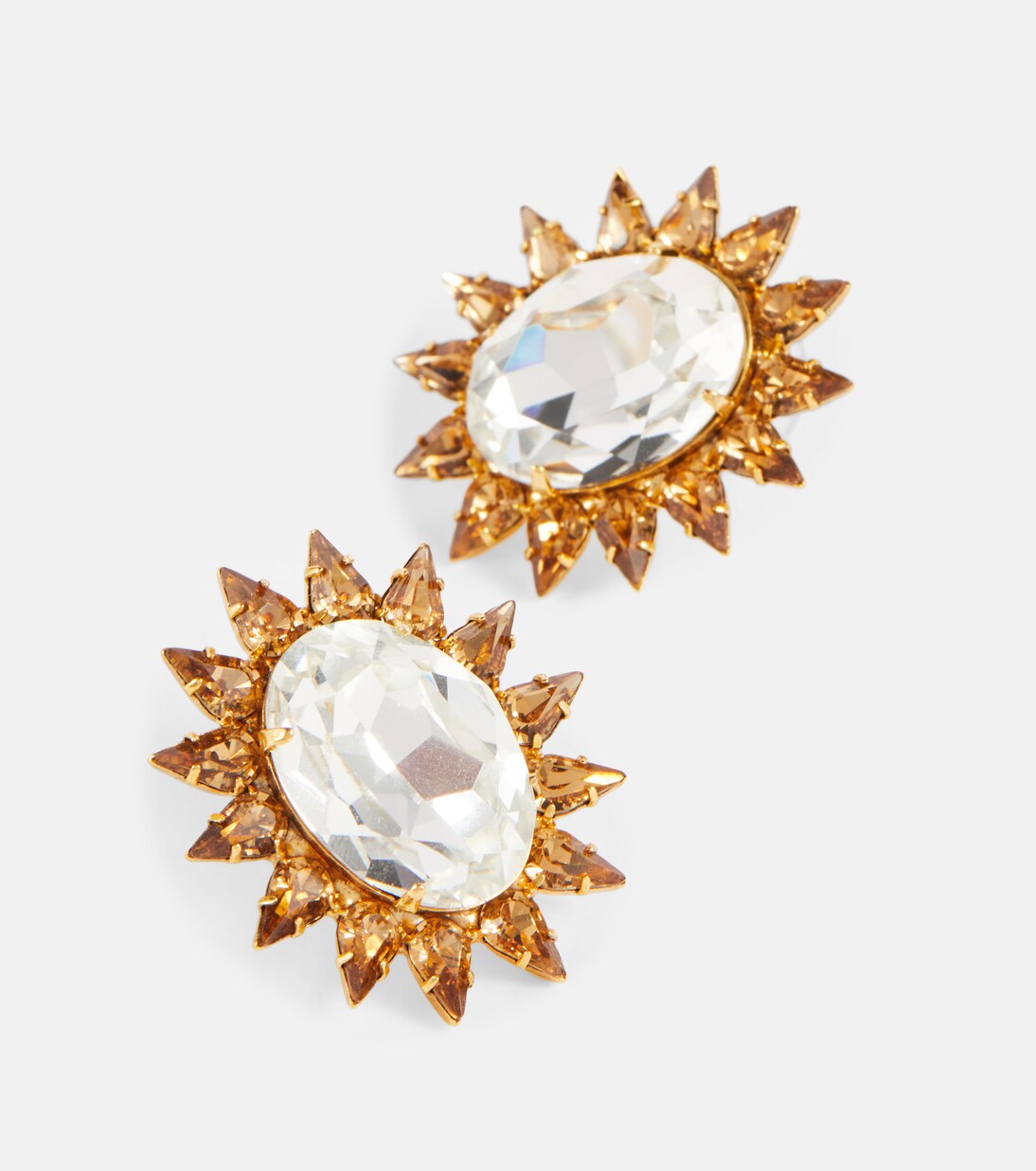 Pendientes Gemma adornados con cristales | Jennifer Behr