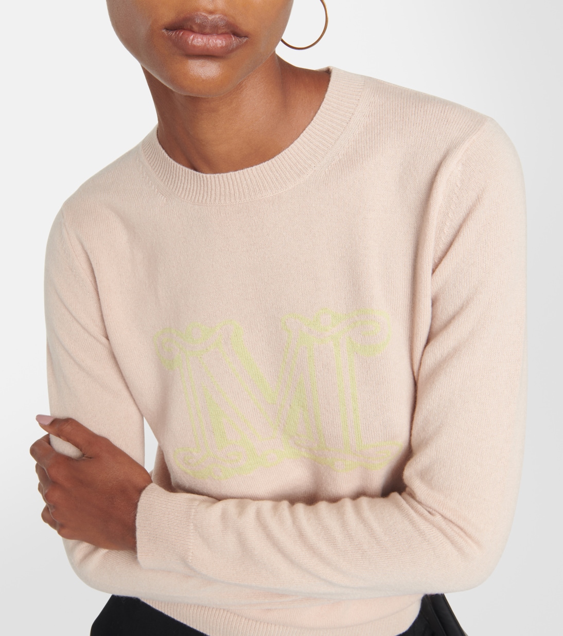 Jersey Pamir de cachemir con logo | Max Mara