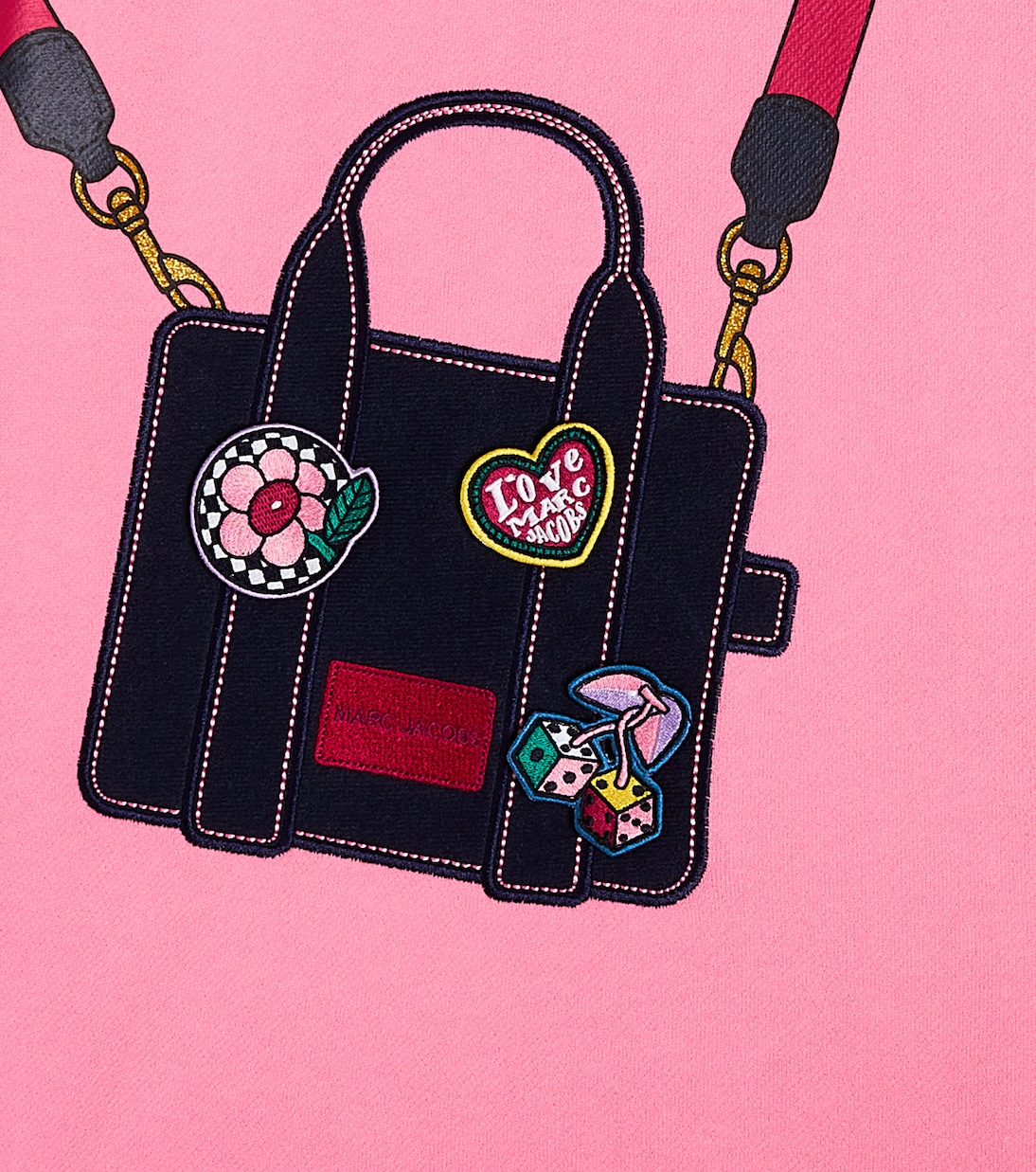 Besticktes Kleid aus Baumwolle | Marc Jacobs Kids