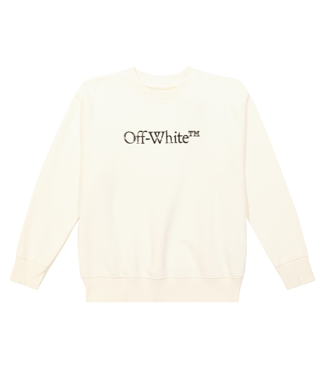 Sudadera en jersey de algodón con logo | Off-White Kids