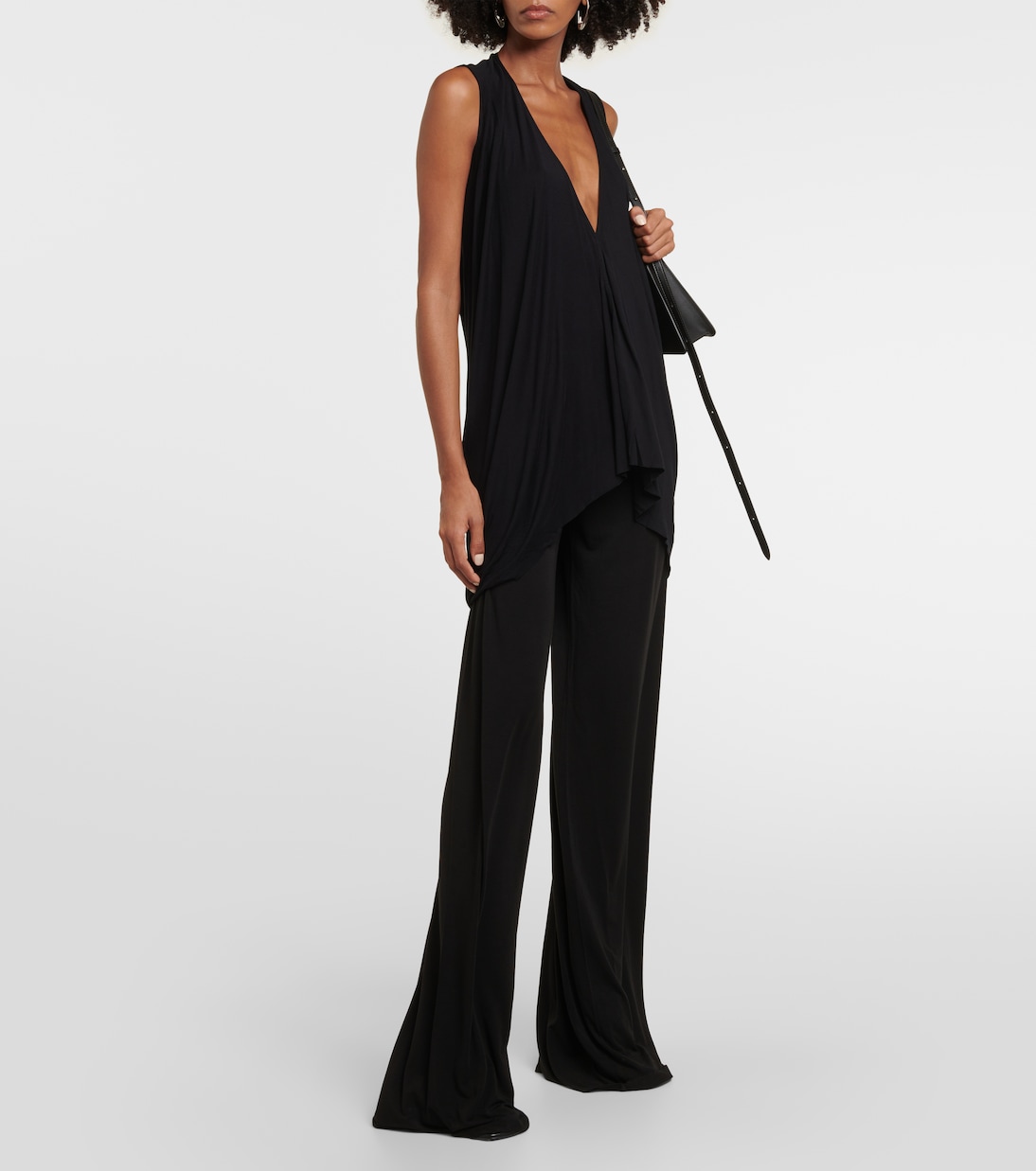 Pantalon ample Lilies à taille haute | Rick Owens