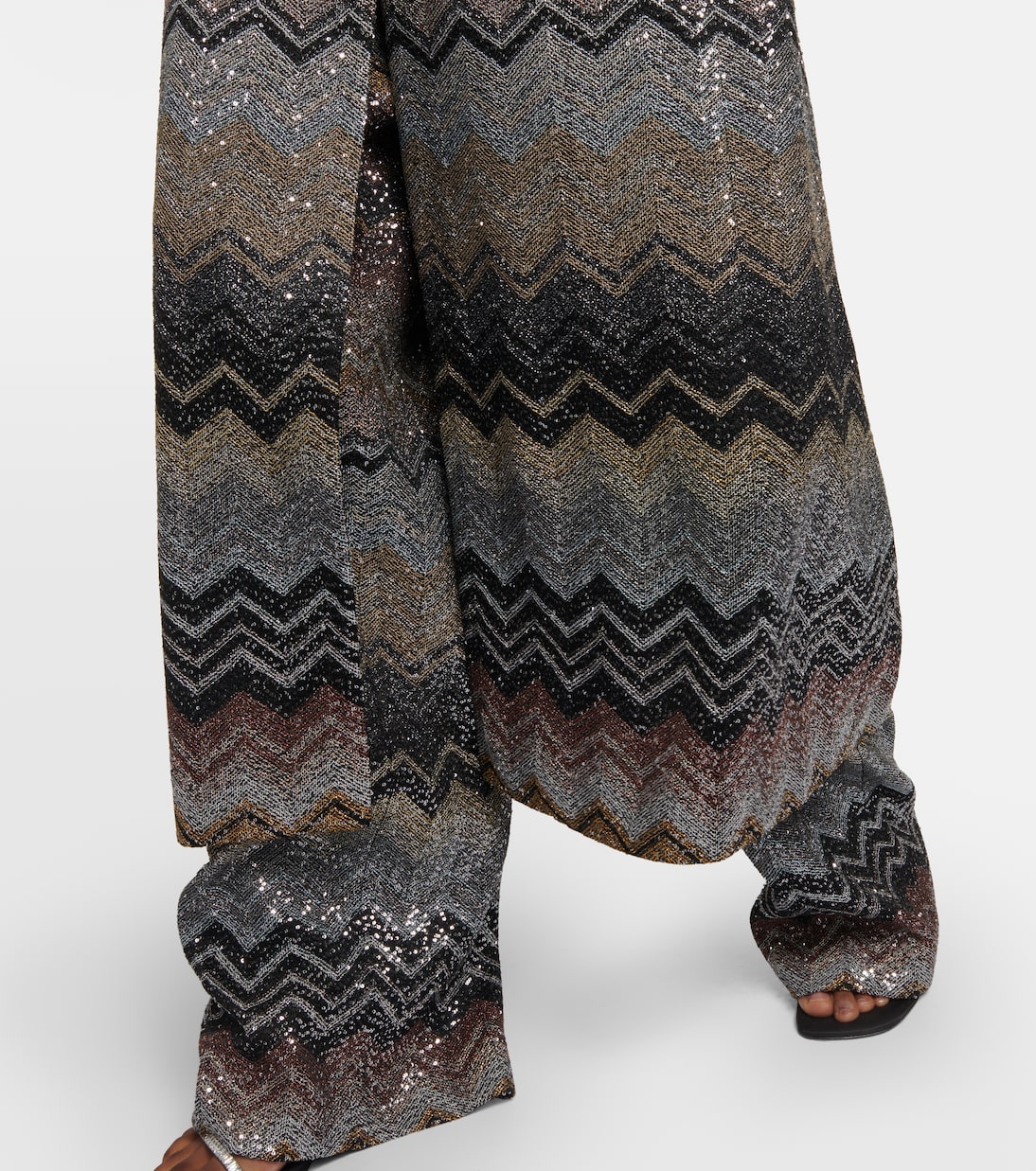 Abrigo de botonadura simple Zig Zag | Missoni