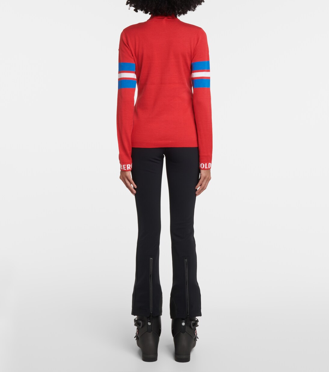 Biscuit logo turtleneck ski top | Goldbergh