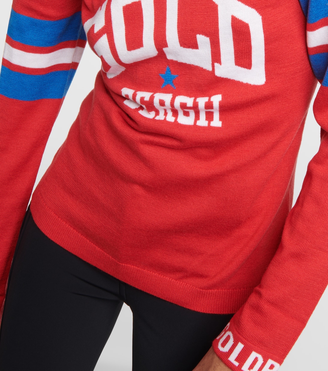 Biscuit logo turtleneck ski top | Goldbergh