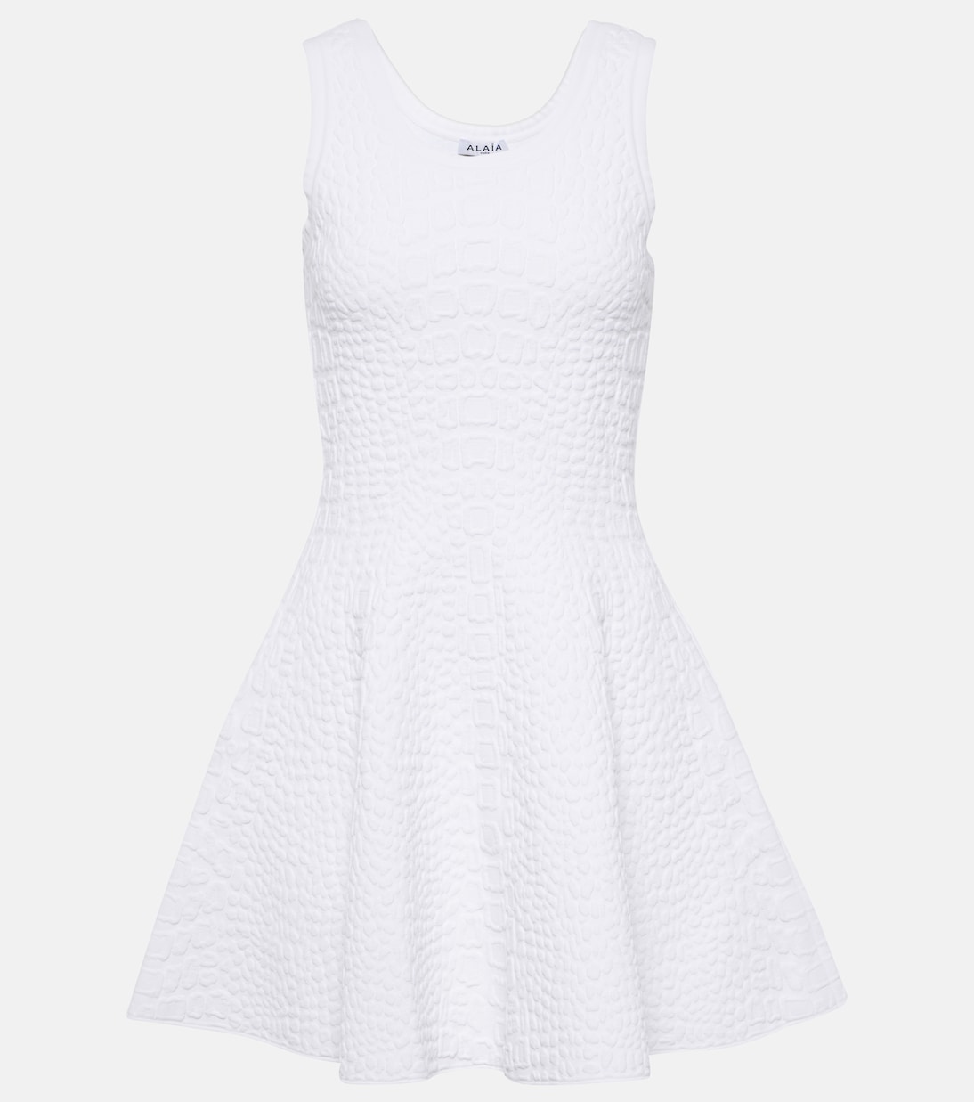 Vestido Corto de Punto con Detalle de Cocodrilo Alaïa para Jóvenes