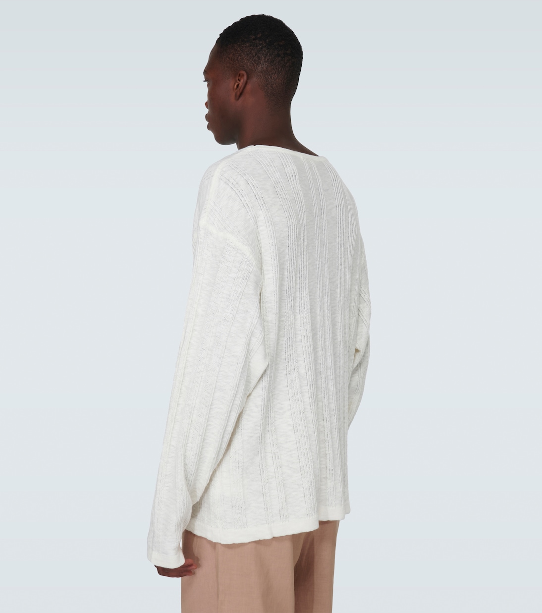 T-shirt in cotone e lino | Commas
