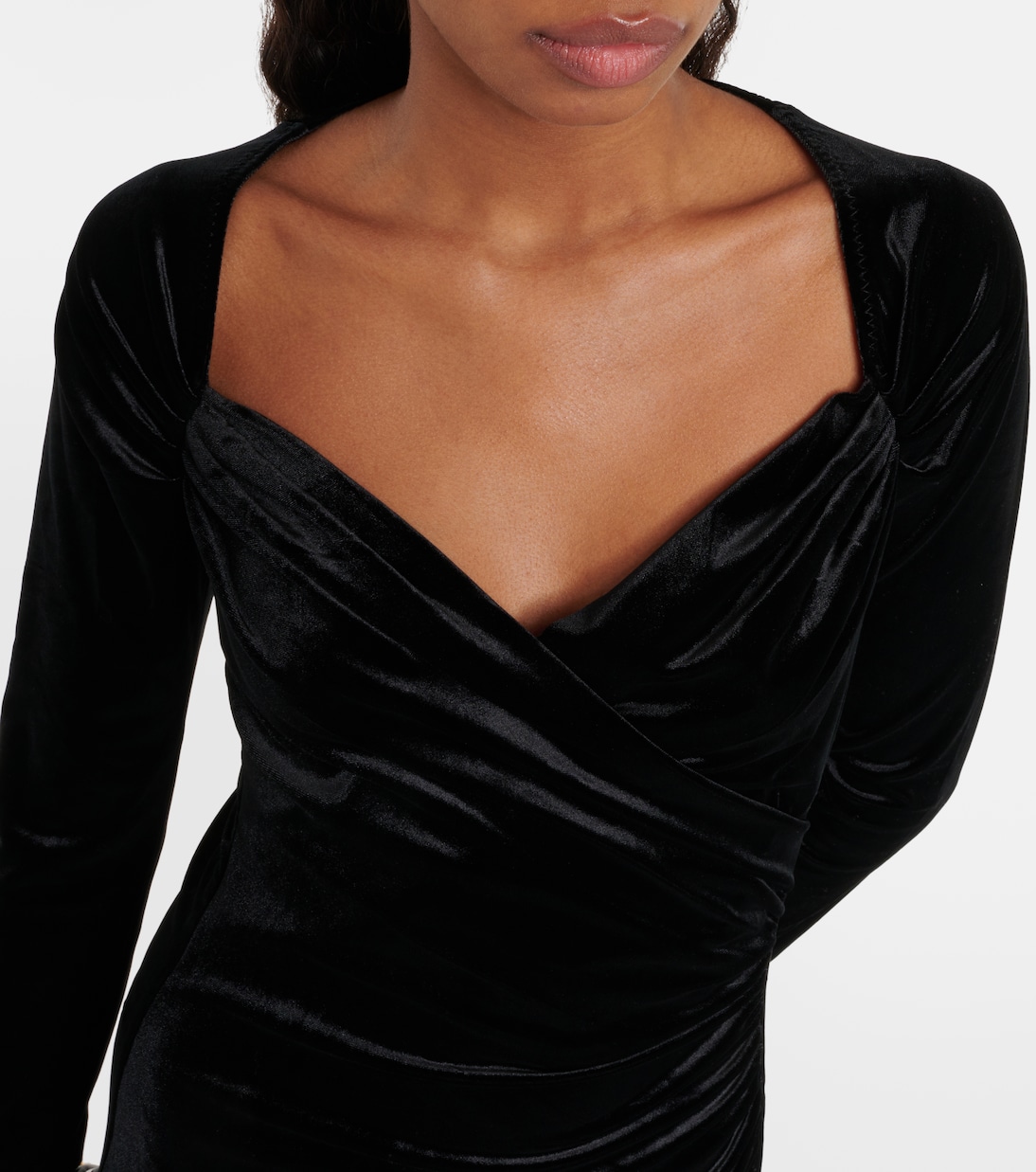 Robe aus Samt | Norma Kamali