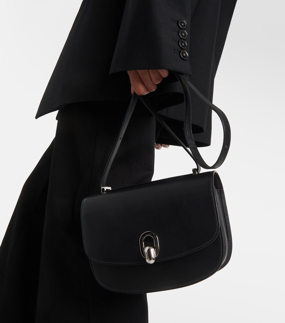 Borsa a spalla Tondo 22 in pelle | Savette