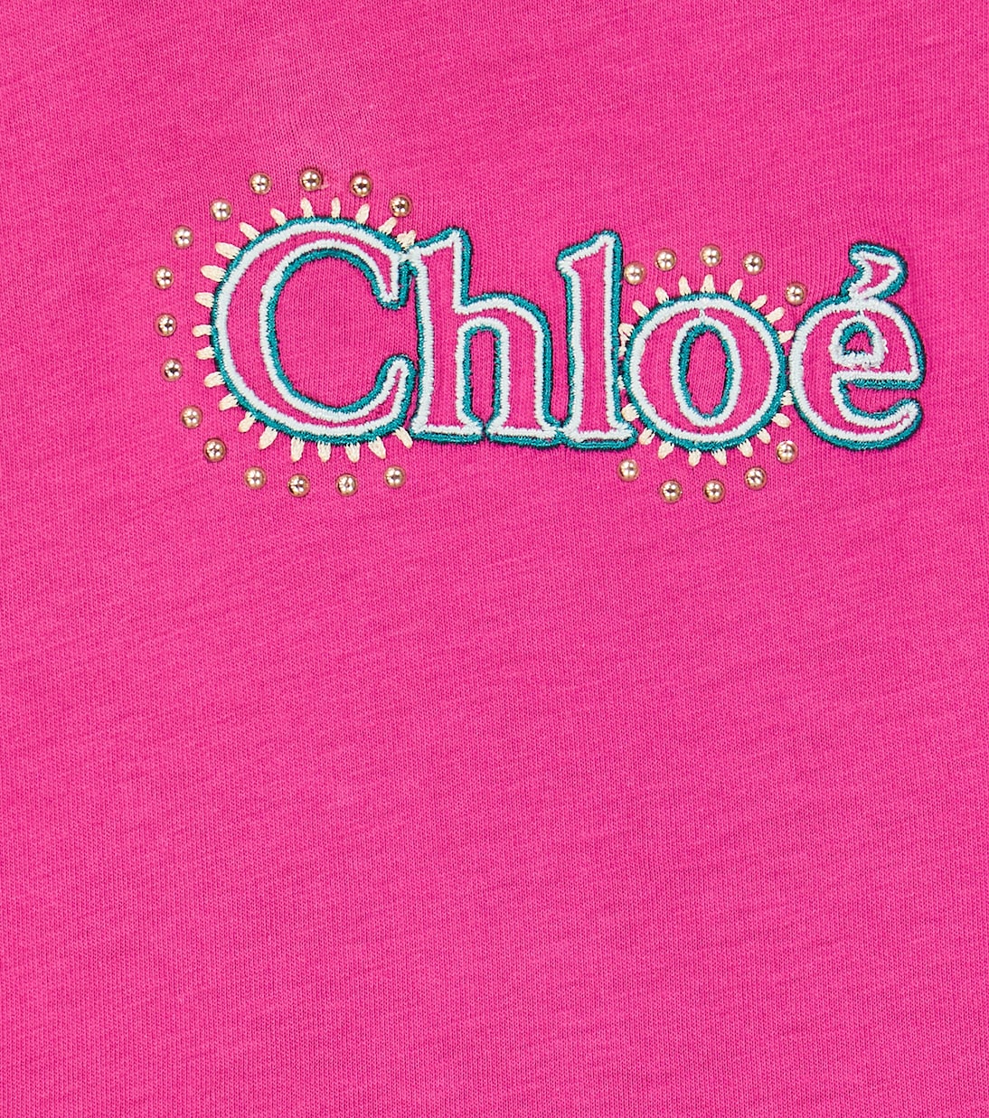 Baby logo cotton jersey dress | Chloé Kids