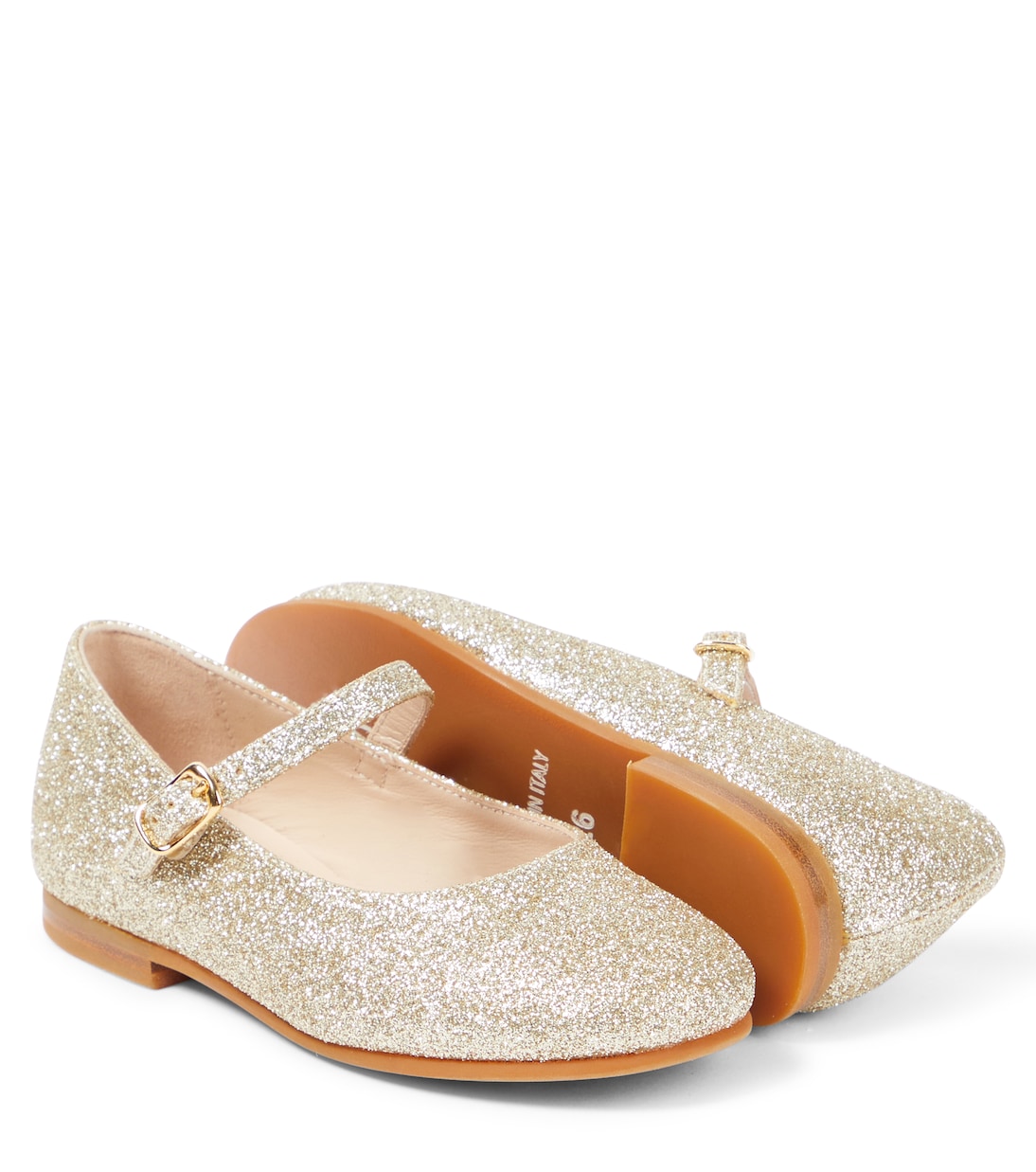 Mary-Jane-Ballerinas mit Glitter | Il Gufo