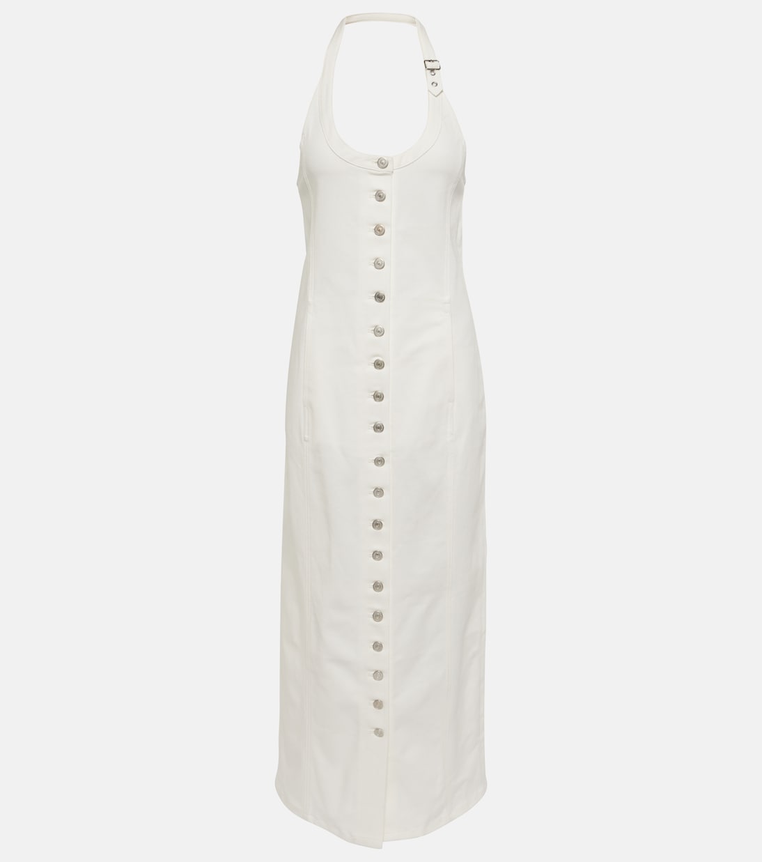 Vestido midi Multiflex de denim | Courrèges