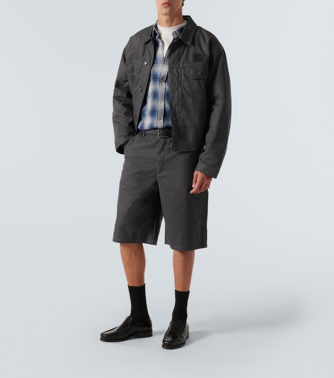 Shorts de lona de algodón | Acne Studios