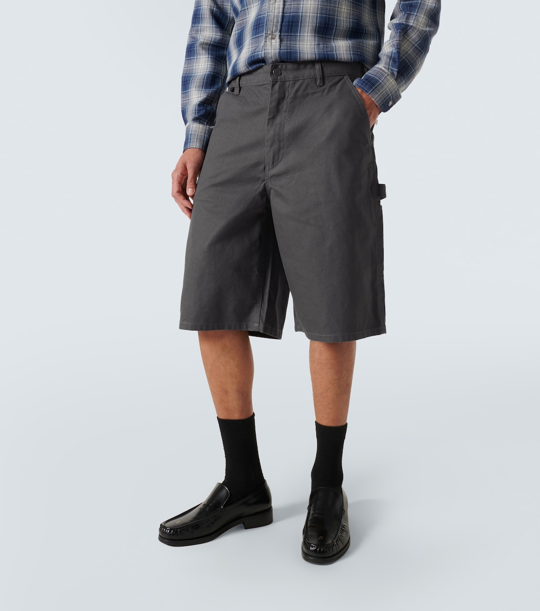 Shorts de lona de algodón | Acne Studios
