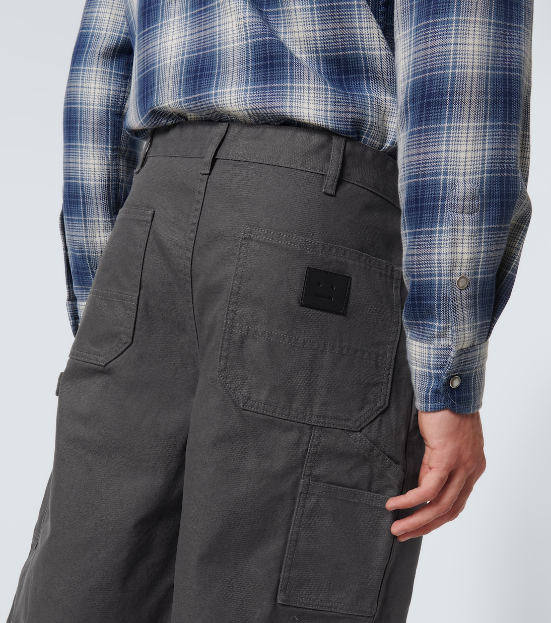 Shorts de lona de algodón | Acne Studios