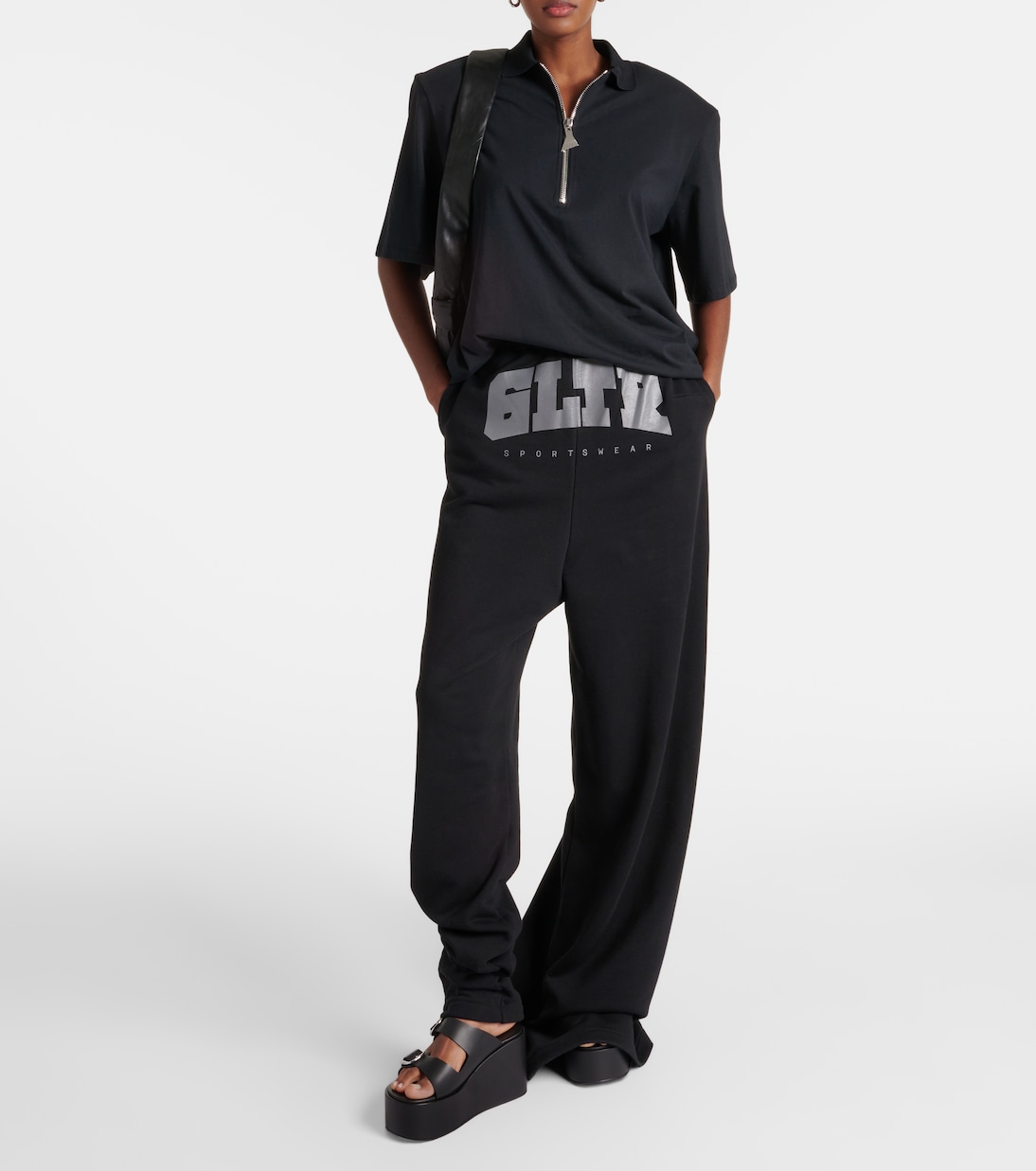 High-Rise-Jogginghose aus Baumwolle | Jean Paul Gaultier