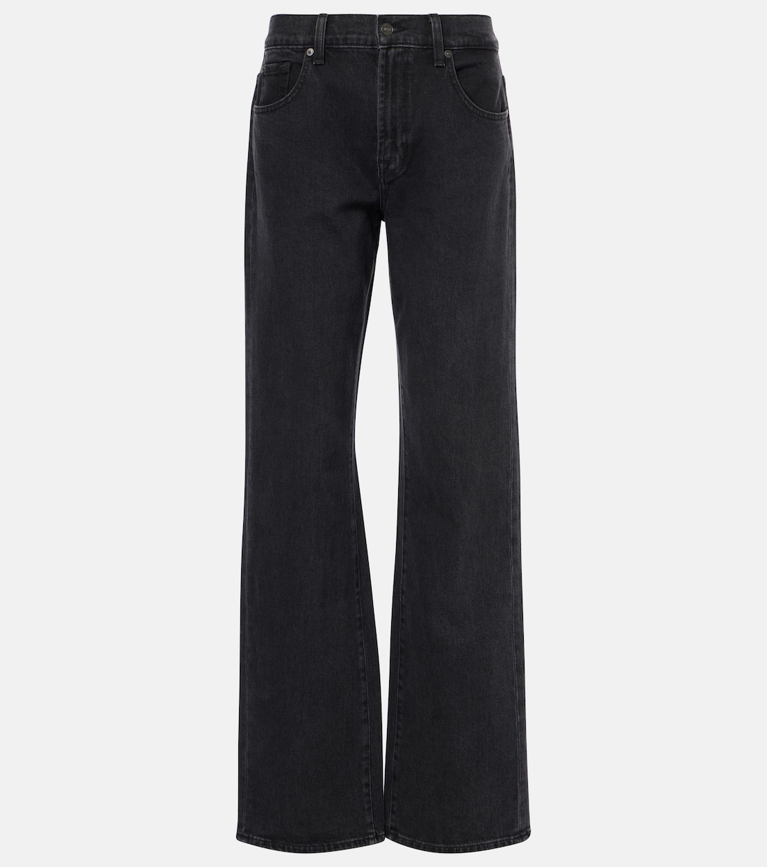 Tess high-rise straight jeans | 7 For All Mankind