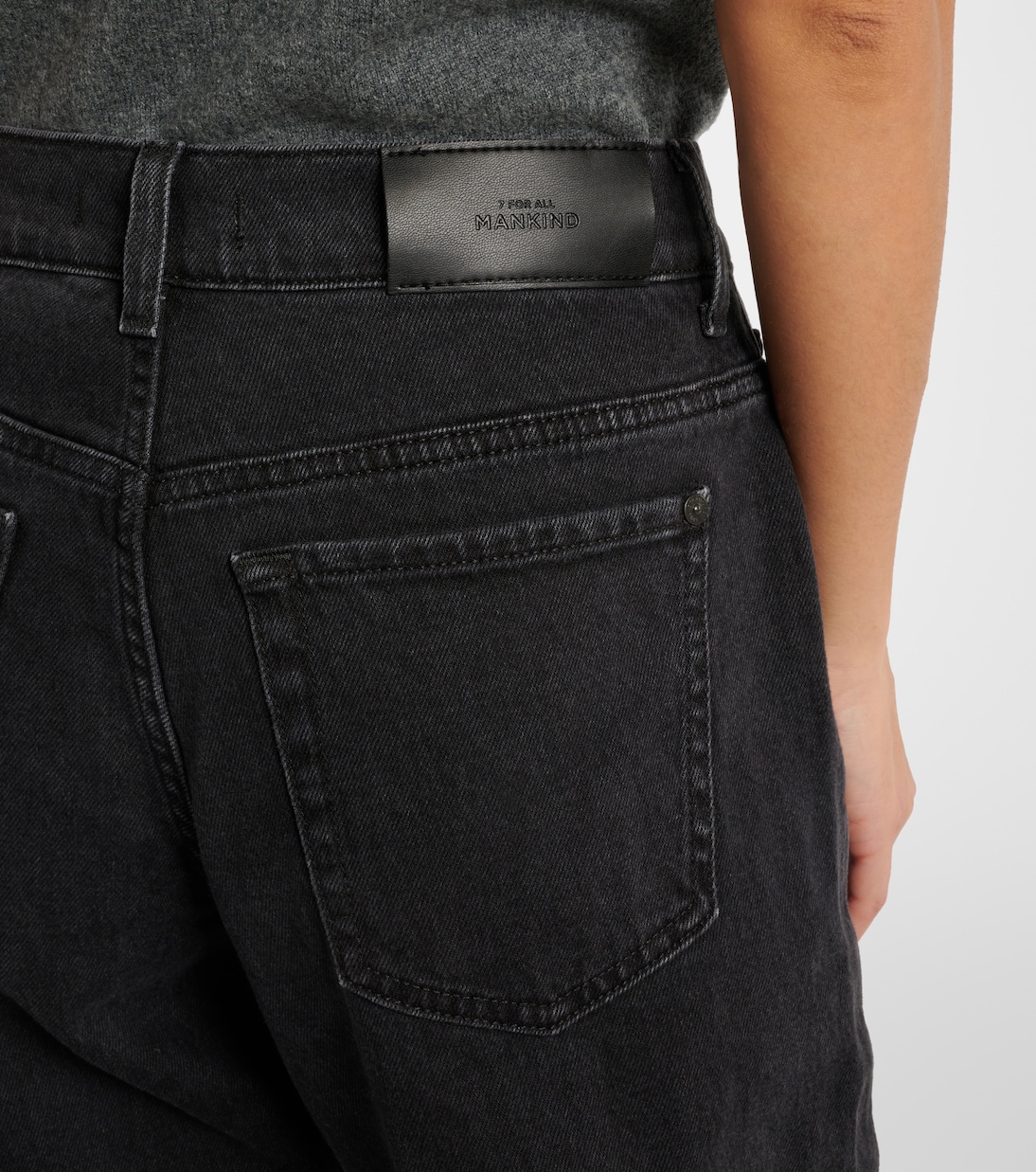 Tess high-rise straight jeans | 7 For All Mankind