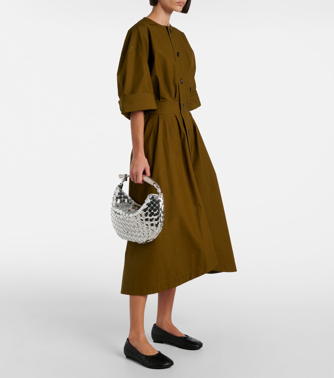 Bailarinas de piel Intrecciato | Bottega Veneta