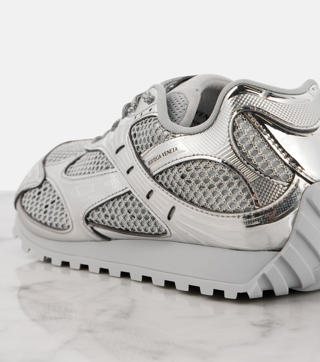 Orbit metallic sneakers | Bottega Veneta