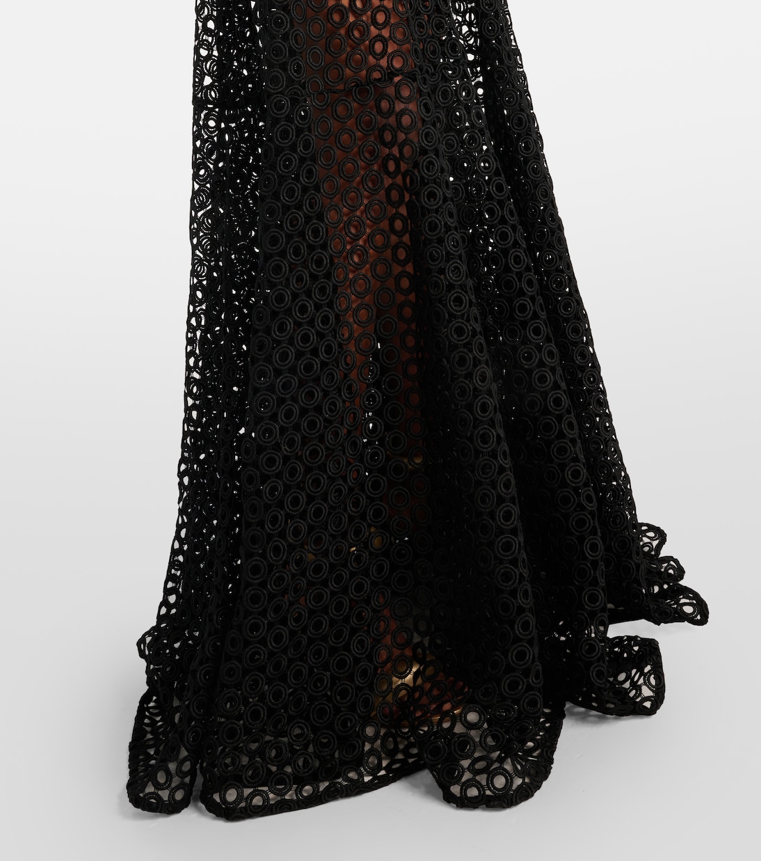 Abito lungo in macramé  | David Koma
