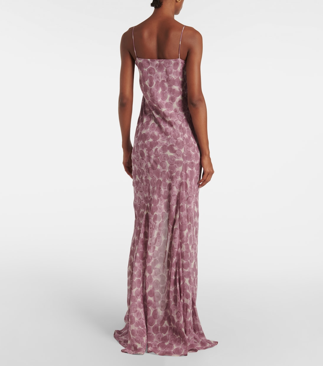 Printed silk chiffon slip dress | Dries Van Noten