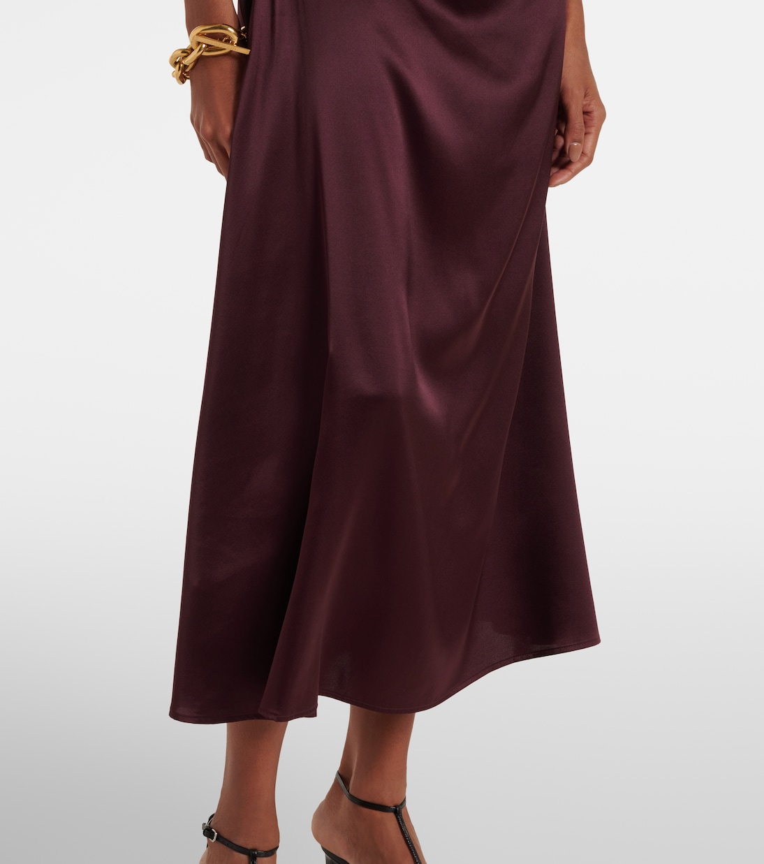 Midikleid Phare aus Satin | Staud