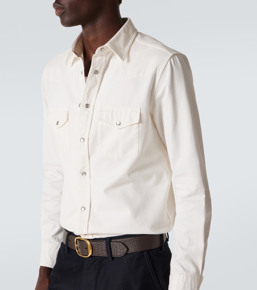 Camicia in twill di cotone | Tom Ford