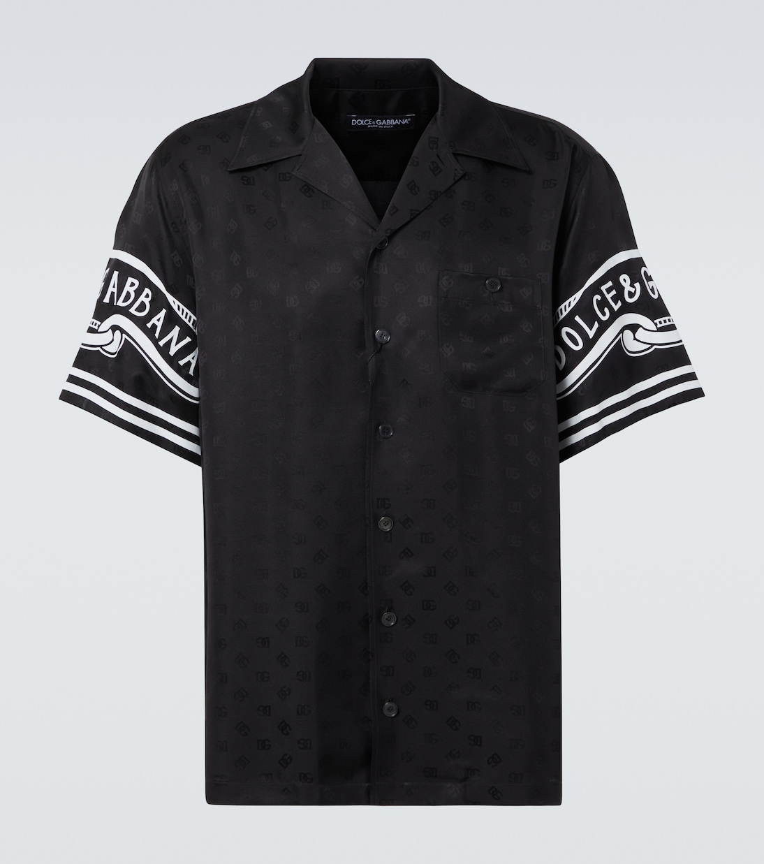 Printed silk twill shirt | Dolce&Gabbana