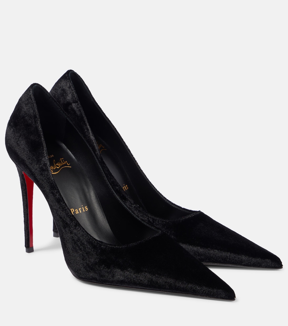 Pumps Kate Max 100 in velluto | Christian Louboutin