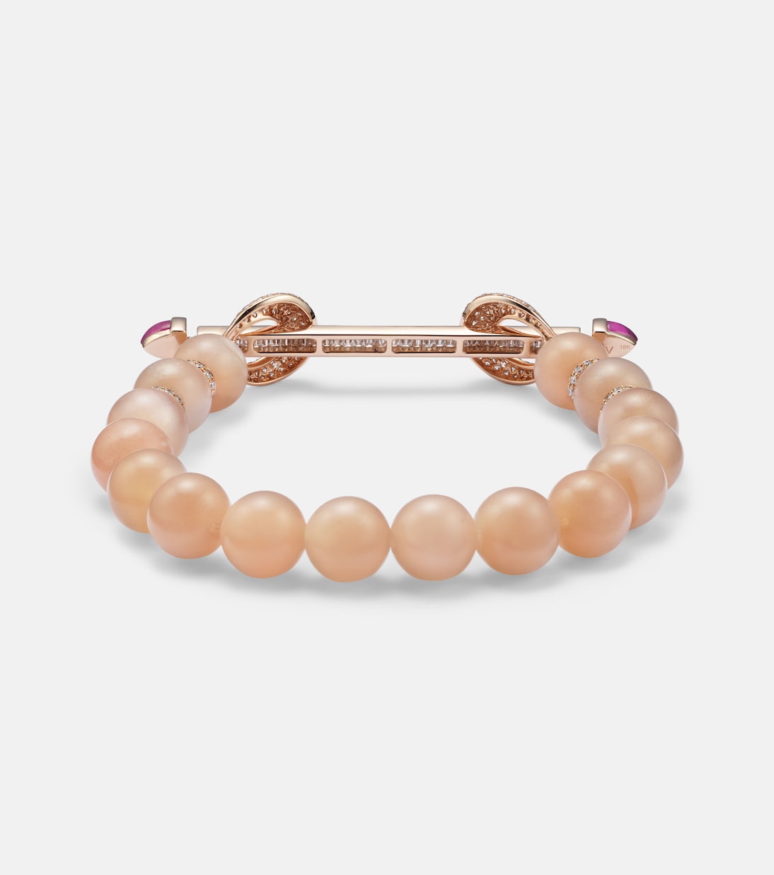 Bracciale in oro rosa 18kt ANANYA Chakra con pietre preziose per giovani trendy