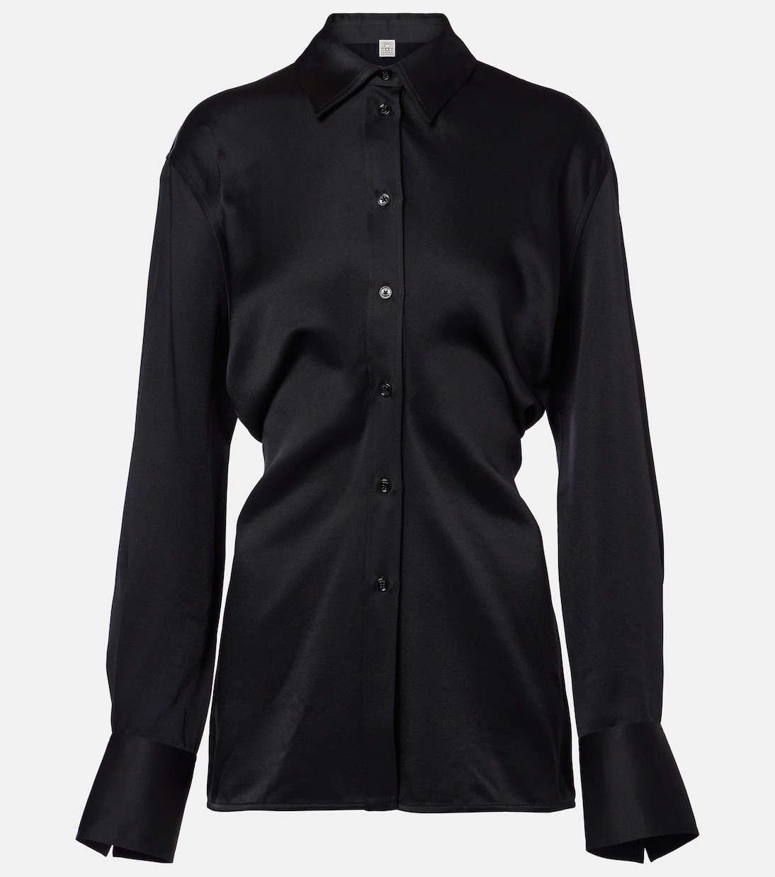 Chemise Slouch en satin | Toteme
