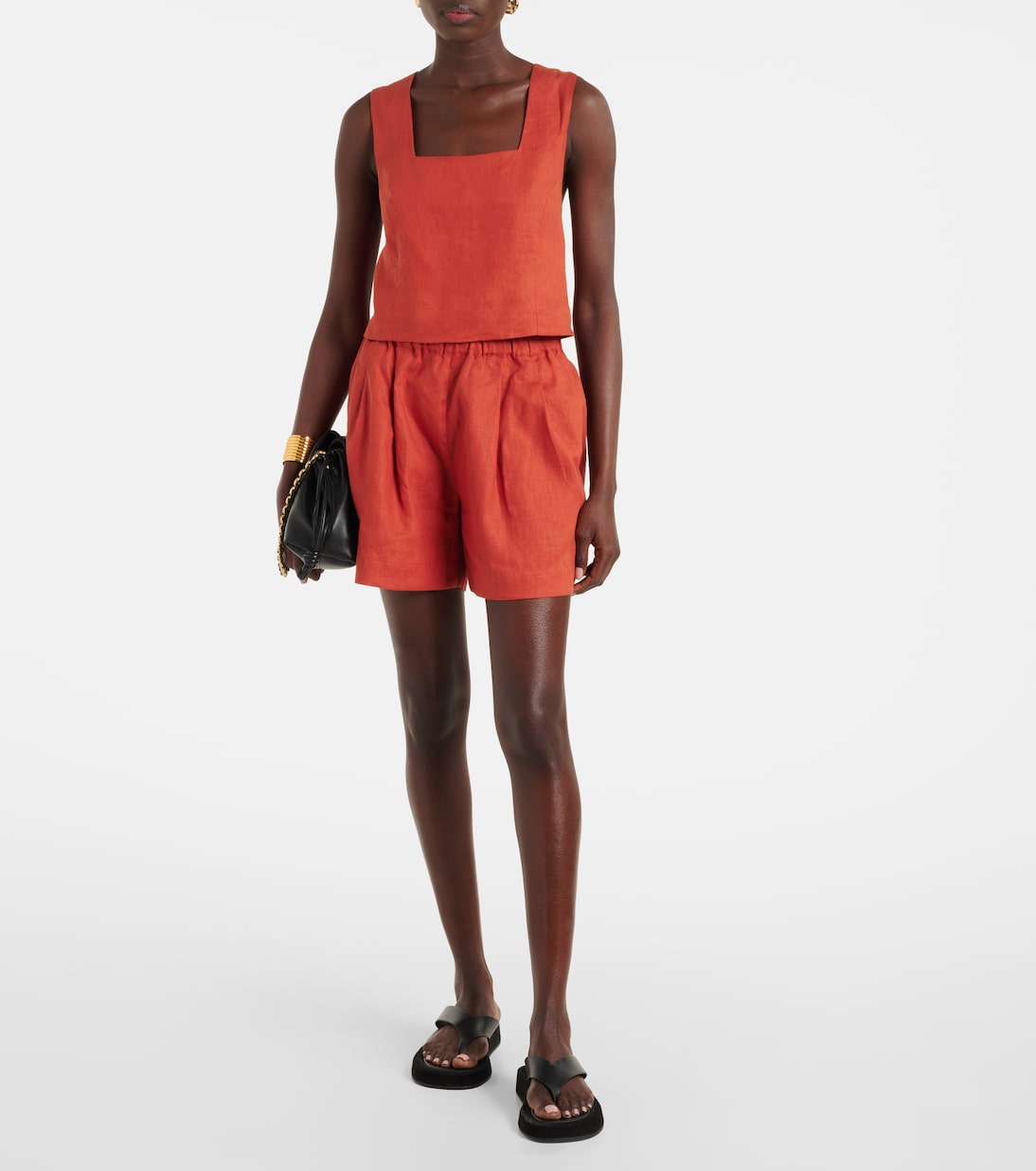 Zurich linen shorts | Asceno
