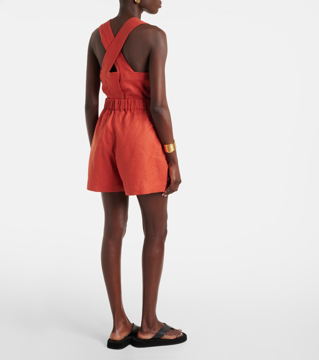 Zurich linen shorts | Asceno