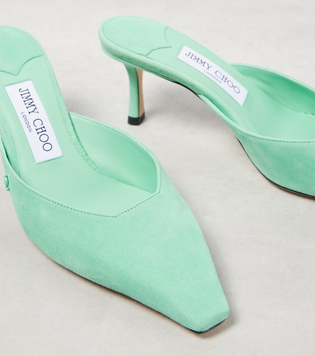 Mules Vivi 65 en daim | Jimmy Choo
