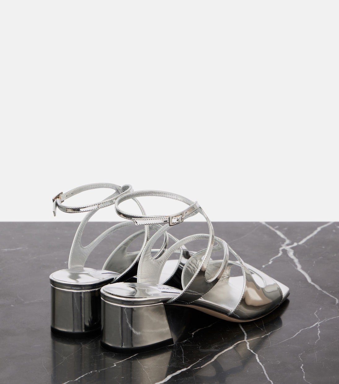 Sandali Azilia 45 in pelle metallizzata | Jimmy Choo