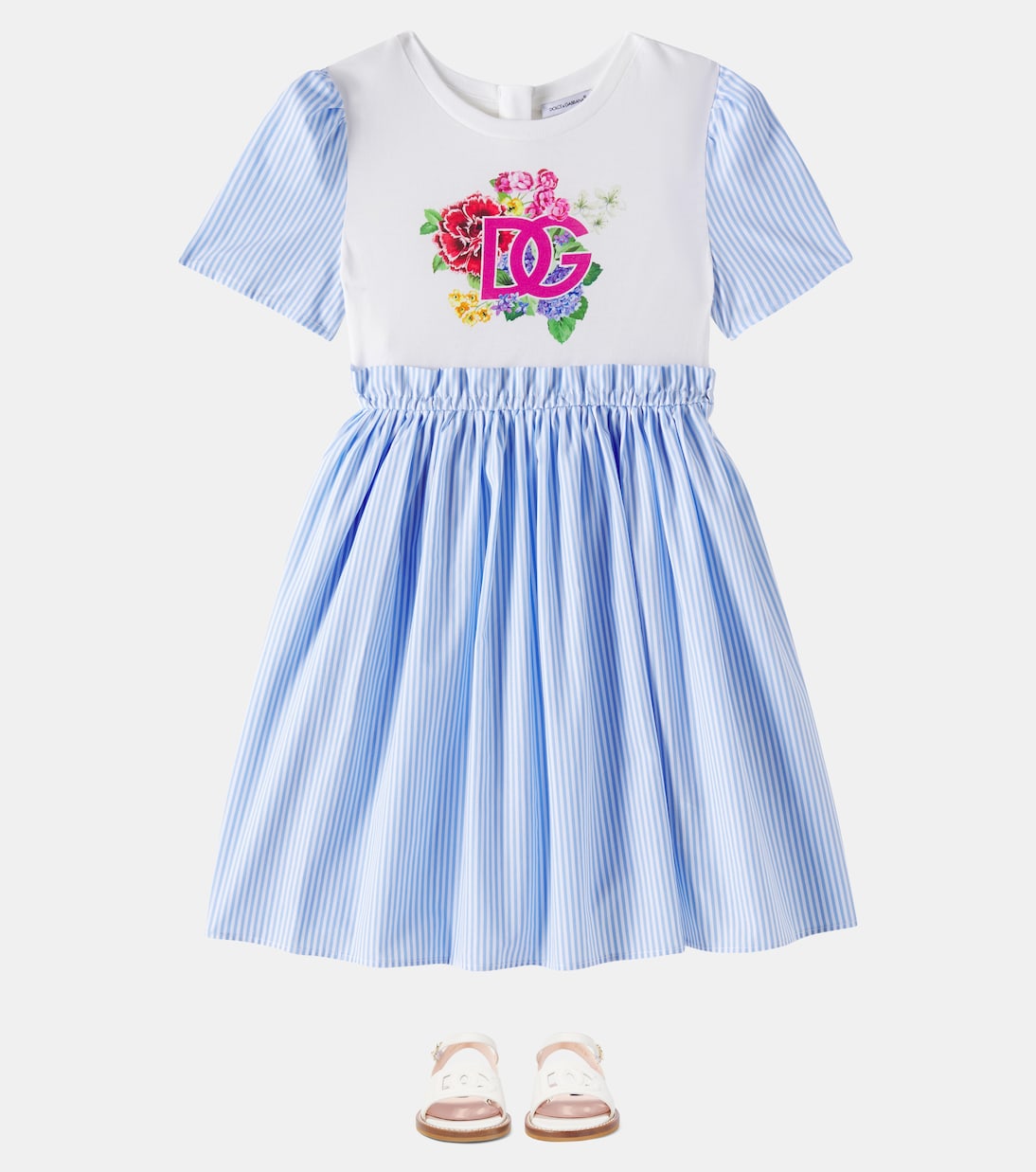 Kleid DG aus Baumwolle | Dolce&Gabbana Kids