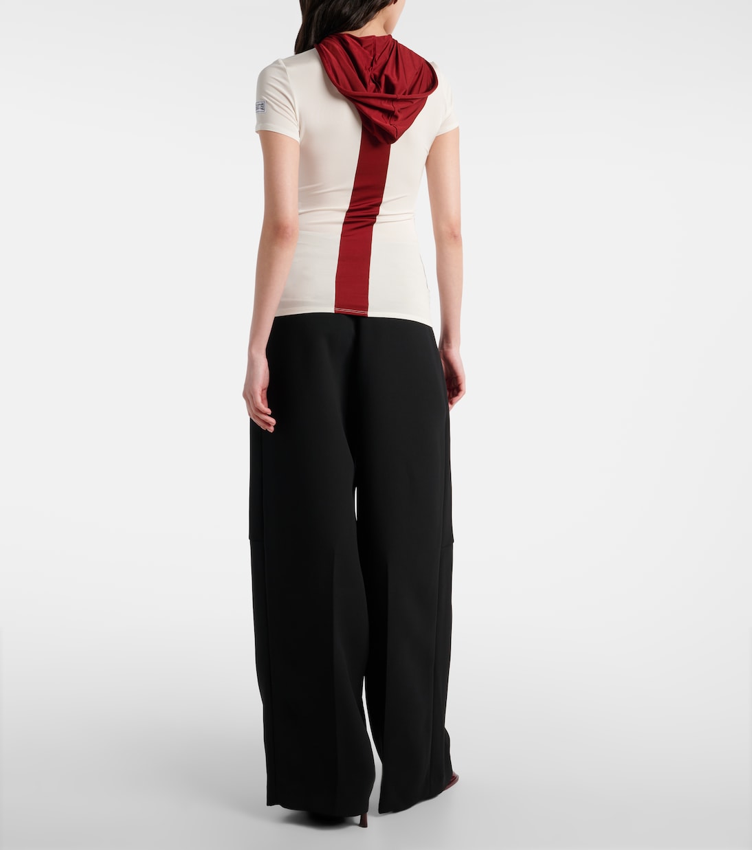 Top in jersey con cappuccio | Jean Paul Gaultier