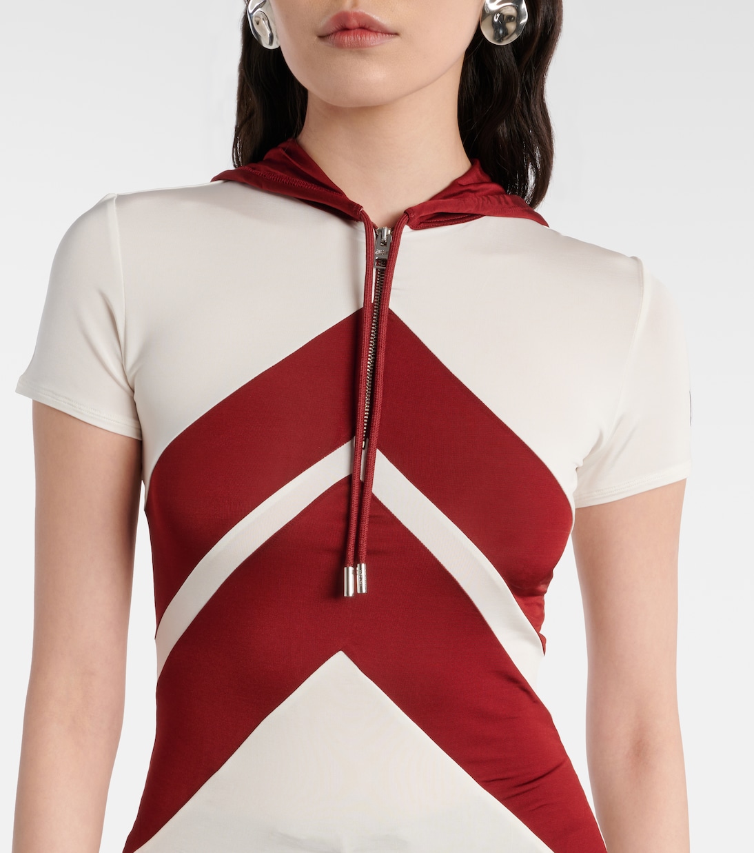 Top in jersey con cappuccio | Jean Paul Gaultier