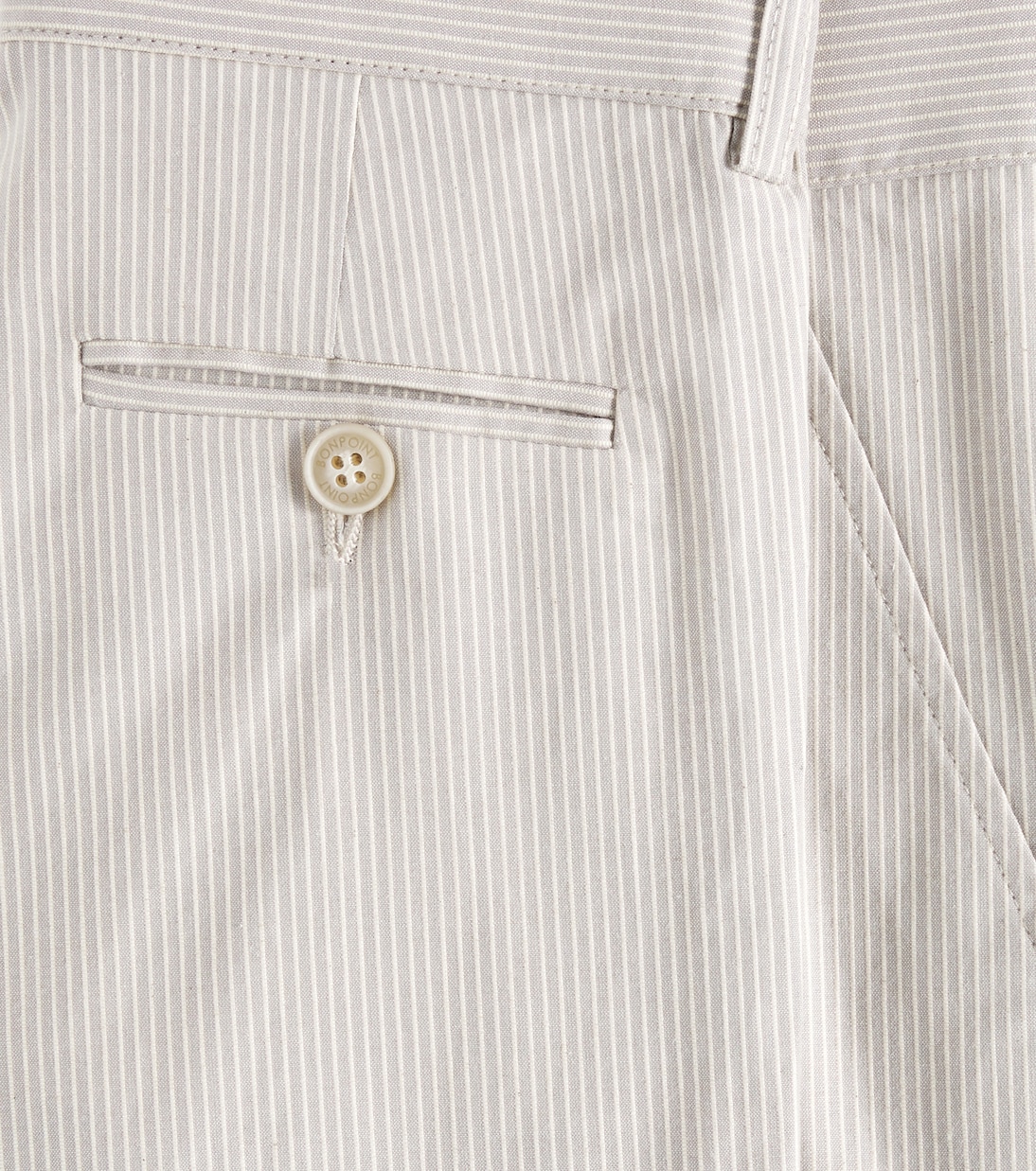 Shorts Charles in misto cotone a righe | Bonpoint