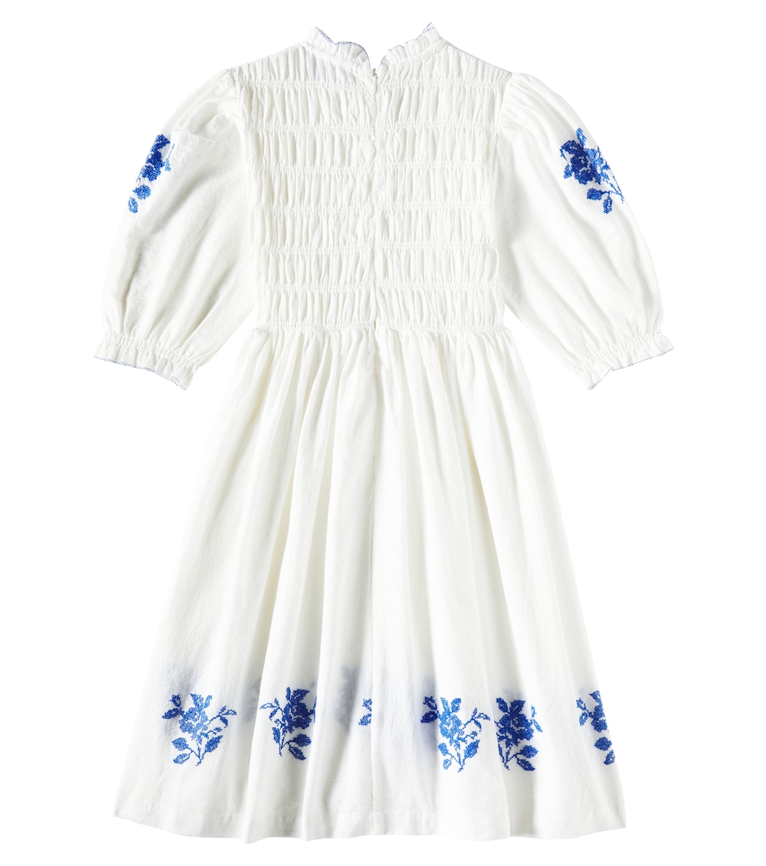 Besticktes Kleid Emmanuelle aus Baumwolle | C'era Una Volta