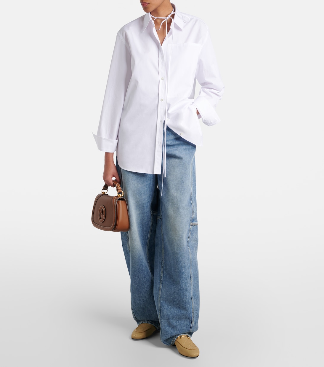 Mules Princetown Horsebit in canvas GG | Gucci