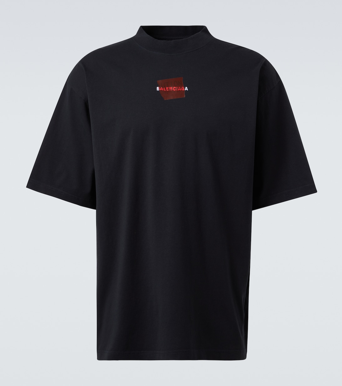Camiseta en jersey de algodón con logo | Balenciaga
