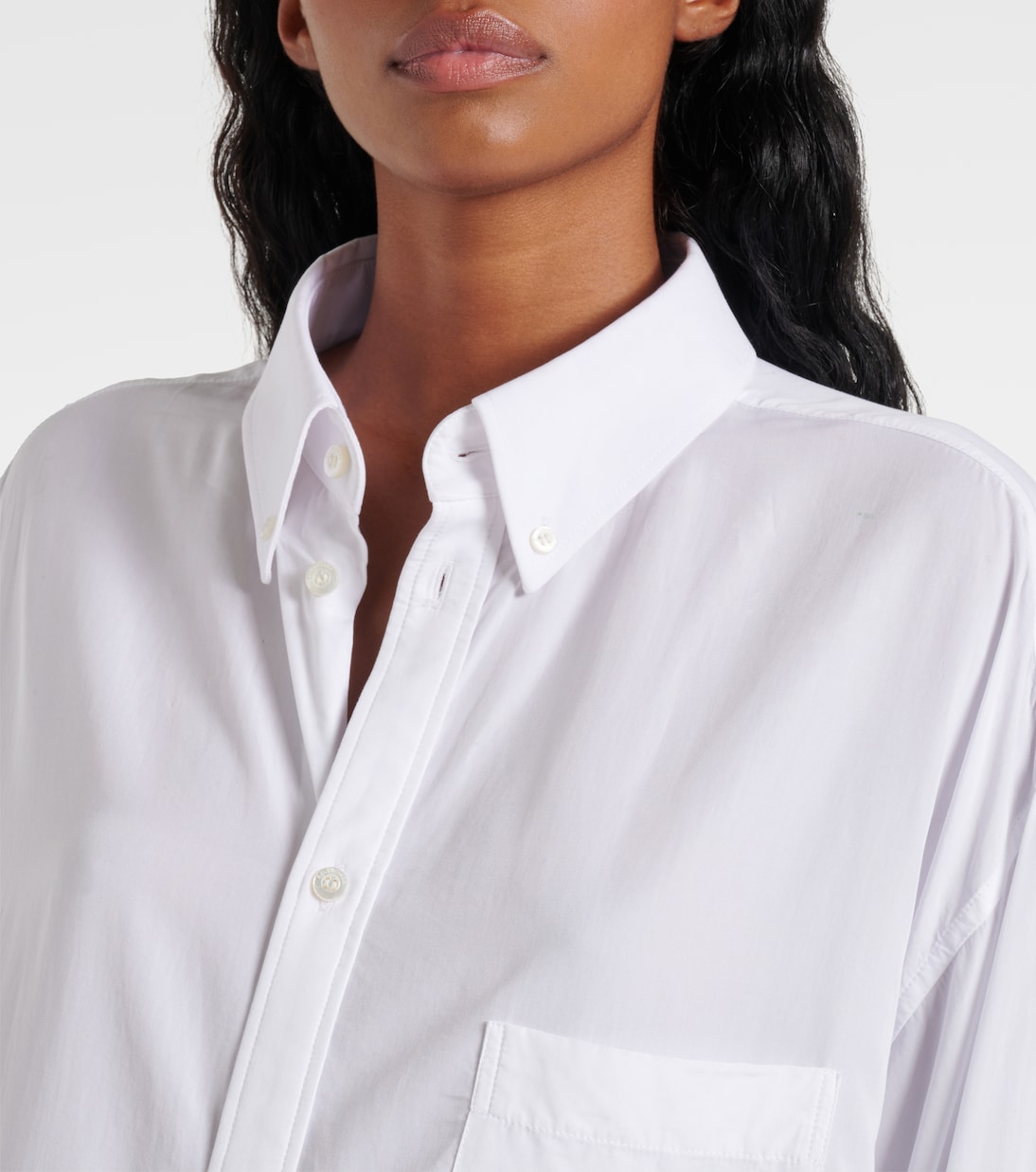 Oversize-Hemd mit Spitze | Balenciaga