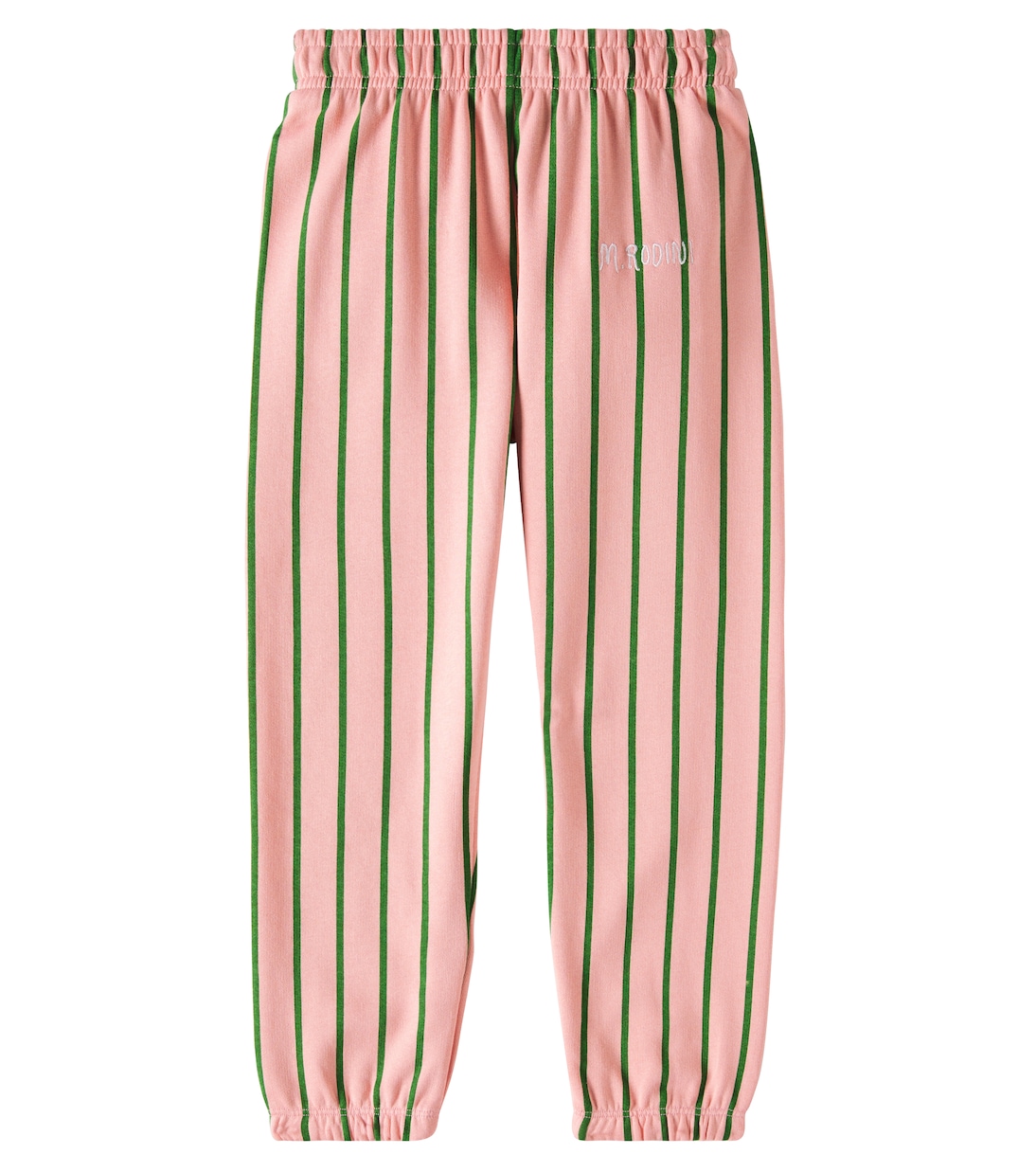 Pantalones deportivos de algodón a rayas | Mini Rodini