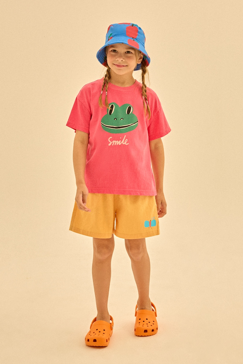 Camiseta Smiling Frog de jersey de algodón | Jellymallow